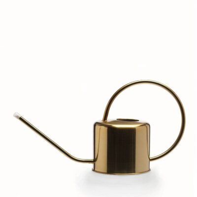 watering can messing copper gold